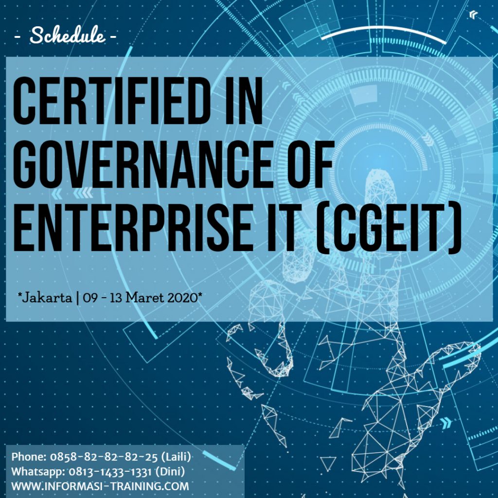 CGEIT (Certified in Governance of Enterprise IT)