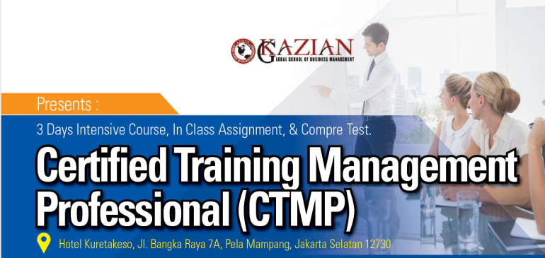 Certified Training Management Professional (CTMP)