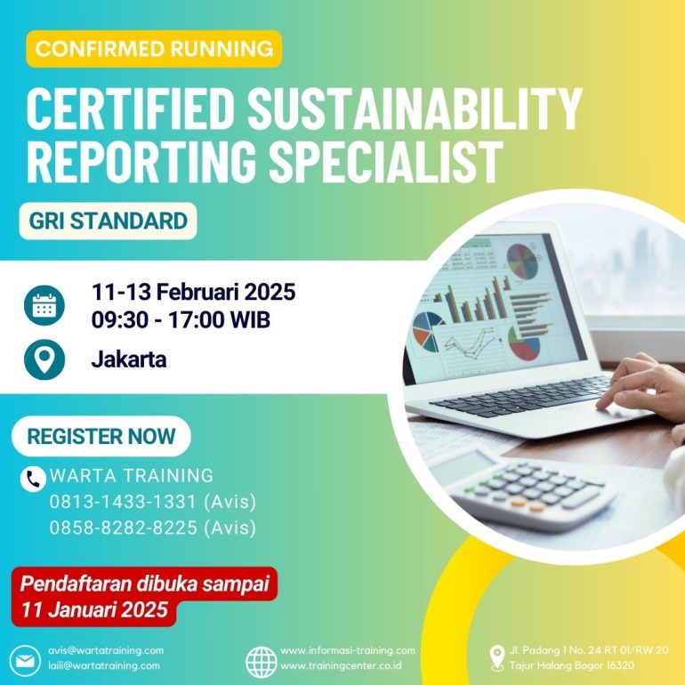 Certified Sustainability Reporting Specialist (CSRS)